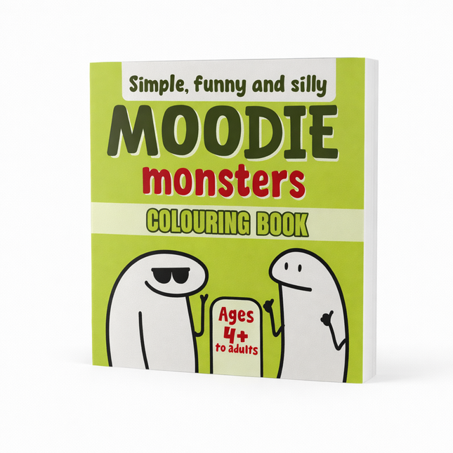Simple, Funny & Silly Moodie Monsters Colouring Book for All Ages (Paperback)