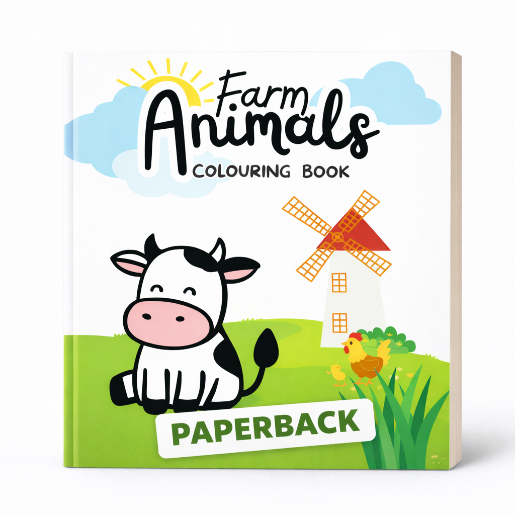Farm Animals Colouring Book (Paperback)
